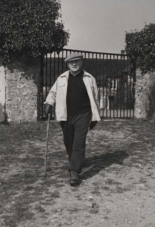 Jean Monnet dans sa maison
