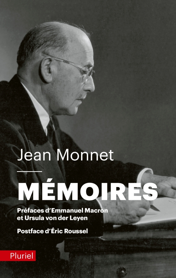 Livre Jean Monnet Mémoires avec Préfaces d'Emmanuel Macron et Ursula von der Leyen