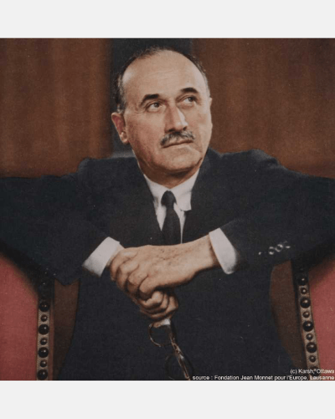 Portrait de Jean Monnet de la Fondation Jean Monnet