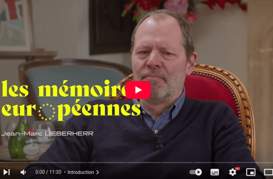 His grandfather was one of the founders of Europe: meet Jean-Marc Lieberherr