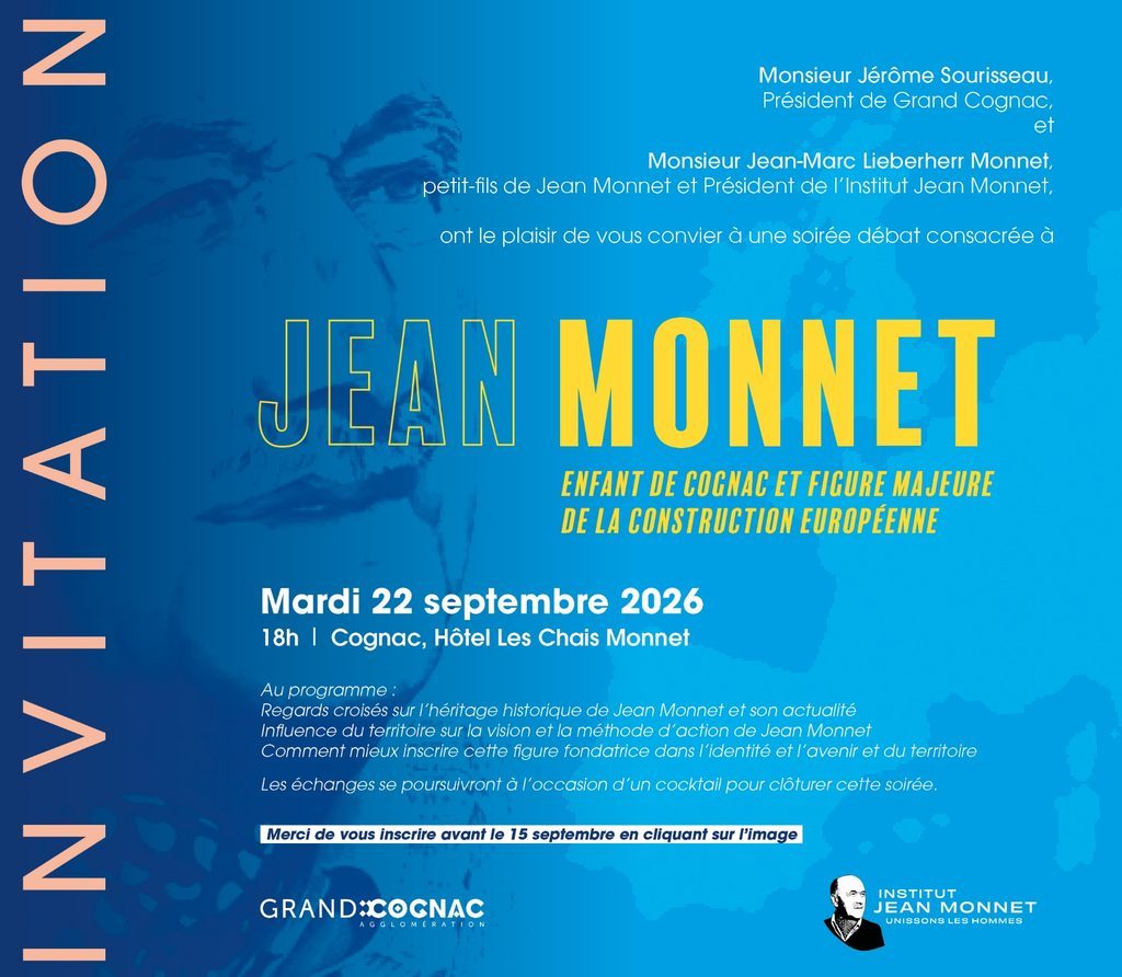 Jean Monnet, enfant de Cognac : une soirée autour de son héritage et de son actualité 4 descarga 1
